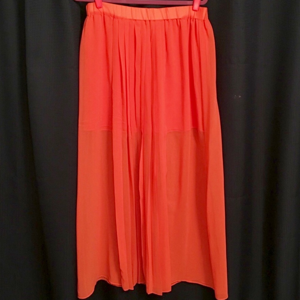 💖 NWOT • Mossimo XL • Coral Sheer Overlay Maxi
